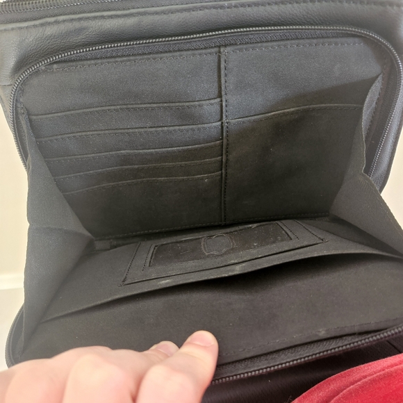 Small black leather purse fossil purse - Picture 6 of 6